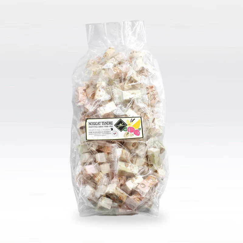 Nougat aromatisé 4 parfums 1kg Nougat aromatisé 4 parfums 1kg