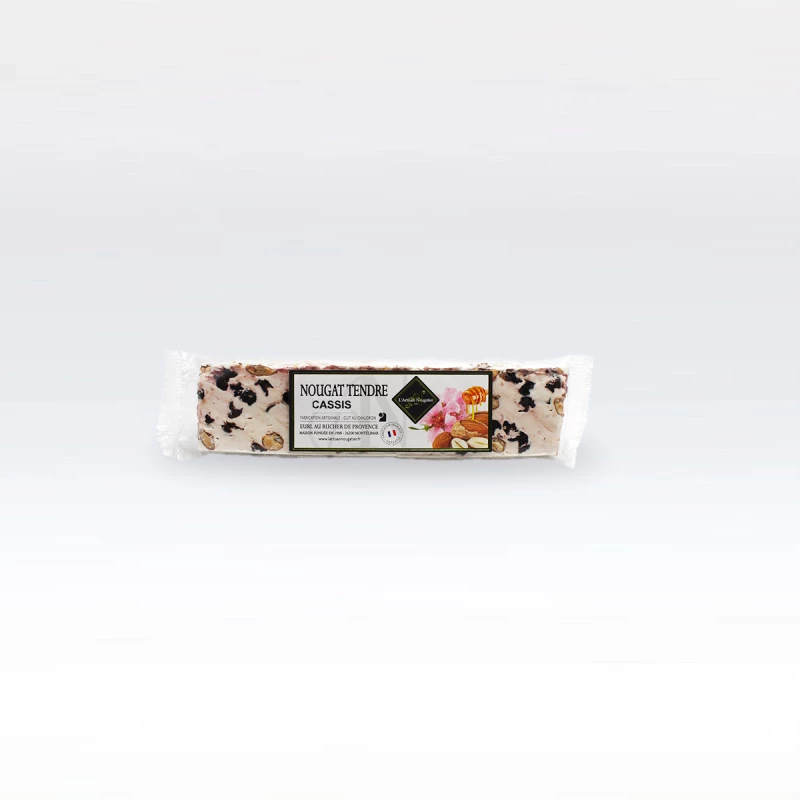 Barre nougat tendre au cassis 100g